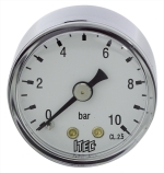 Beulco, 617D, Tryckmätare, utvändig gänga, bakåt, G6