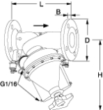 TA STAP, Differenstryckregulator, DN65