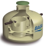 Baga slamavskiljare 4m³ för 2 hushåll