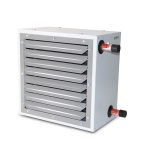 Eveco, AH2430.11, Flktluftvrmare, ljusgr RAL7035, BxHxD 500x500x395