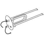 NIBE AB, NIBE AB-16  , Elpatron, flnsad, 1,5 kW, 230 V