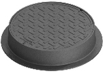 Brunnsbetäckning, med fastskruvat lock, 450, ej körbar