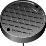 Lock, med skruvhål, 375, ej körbar