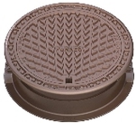 2813/2627/2108T, Nedstigningsbetäckning , med lås, slit-/dämpring, 600-640, segjärn