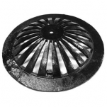 Kupolsil för betongbrunn, fri area 1100cm2, 600