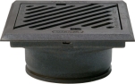 Wavin, Betäckning, galler, svart, 315mm
