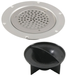 BLÜCHER, Drain 206 H69, Överdel, med klämringssäte, rostfritt stål