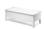 Gustavsberg, Gbg 6013, Halvfrontstativ, vit, 1300x700mm