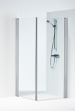 Ifö Space 2000 Duschhörna, klarglas, 750x1900