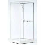 If Next NK 88 VS, Duschkabin, styren carr mnster, vitlack, 80x80