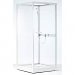 If Next NK 99 VS, Duschkabin, styren carr mnster, vitlack, 90x90