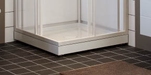 Ifö Next , Kabinkar, vit, 80x80, emalj