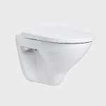 Seven D WC-skål, vägghängd, vit