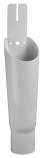 Faluplast, Falu 73850, Spillmuff, med slangfäste  , vit