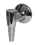 Faluplast, Falu 70775 , Tvättmaskinslås, med backventil, förkromad