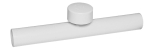 Faluplast, Falu 47700, Utloppsrör, med vacuumventil , vit