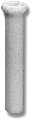 Purus, Teleskoprör, vit, G40x40, L=200mm