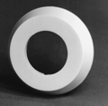 Faluplast, Falu 58400, Vägghuv, hel, lågbyggd, vit