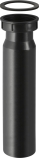 Geberit Laboratorieutrustning, Anslutningsstuds, med lekande mutter, svart, 40xR40