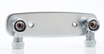 Blandarfäste, utanpåliggande, M26x1,5-G15, 160 cc, frostad