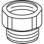 Nippel, invndig/utvndig gnga, G20xG20, frkromad