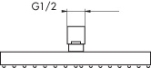 Duschsil, G15, D=200 mm, krom i gruppen Sanitet / Dusch / Duschutrustning hos Din VVS-Butik (8180694)