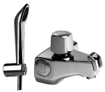 Duschslang, G15, 1000 mm, metall, krom