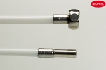 Neoflex RPX 112, Anslutningsslang, invndig lpmutter x sltnda, vit, G15 x 10mm (DN6 slang)