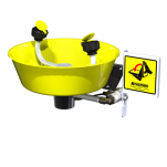 Ögondusch, väggmodell, gul, skål av ABS-plast