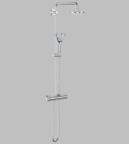 Euphoria, Duschsystem, blandare stång takdusch, krom, förkromad