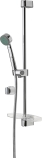 Apollo, Duschset, med stång, antikalk, förkromad