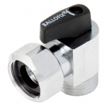 Broen, Ballofix 524 Vinkel kulventil R15xR15 lekande mutter, utvändig gänga