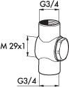 MA, Koppling, stor bricka, 12-22mm i gruppen Sanitet / Tillbehr/armaturer / Nipplar/kopplingar/fsten hos Din VVS-Butik (8543379)