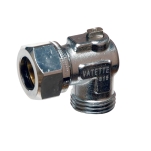 Gustavsberg, Vatette, Kulventil, utvndig gnga/ klmring, 10xG10