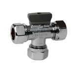 Gustavsberg, Vatette, T-kulventil, 3-vgs, klmring, 18