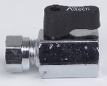Altech, Minikulventil rak, Invändig x CU, G15x12, förkromad