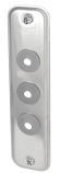 Gustavsberg, Vatette, Täckbricka, 3-rör, 40mm c/c