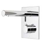 Electra, Tvttstllsblandare, platta, sensor & temperaturatt, 6V, frkromad