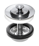 Gustavsberg, Plugg/silventil, med bräddavlopp