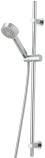 Mora Rexx S5, Duschanordning, med flexibelt vggfste, krom