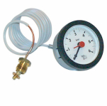 Värmebaronen Hydrometer 0-6 bar ø 52,5 mm, l = 1000 mm