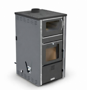 Vattenmantlad Kamin Roaster Grå i gruppen Värme / Eldstäder / Kaminer hos Din VVS-Butik (roaster-g)