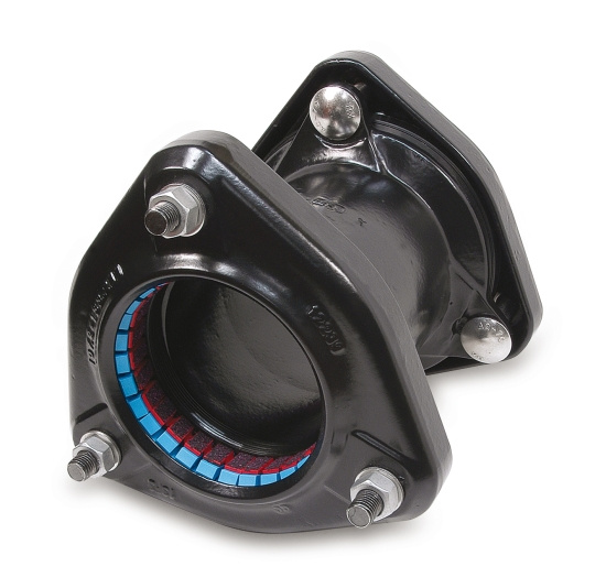 UltraGrip NG, Skarvkoppling, svart, 85,7-107,0, PN16