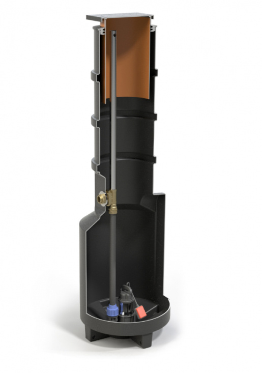 BAGA Kompus PSD1 med pump BAV550A, 1-fas pump