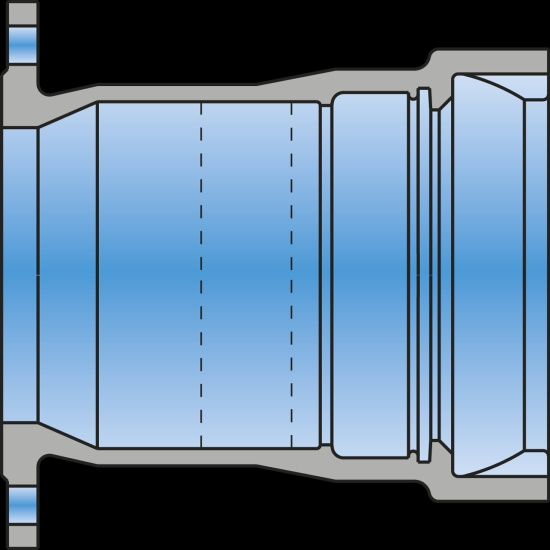VRS, Fl�nsmuff, DN250, SS342, L=145