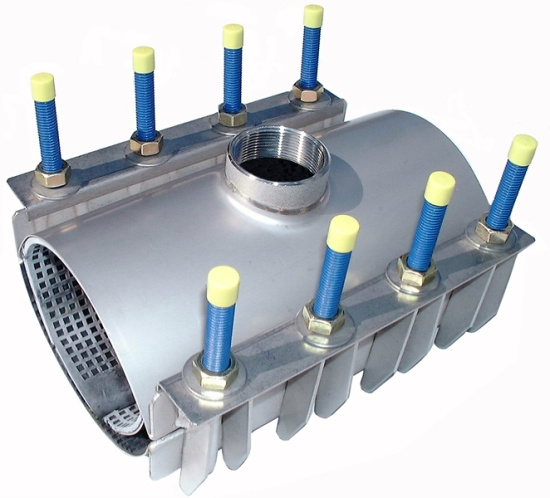 VATEK, RG2, Anborrningsmuff, dubbelband, 108-128xG50