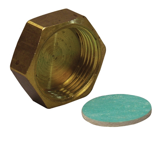 Uponor, !, F�rdelarlock, inv�ndig g�nga, med packning, m�ssing