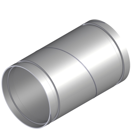 R�r, rillat, spiralsvetsad, zink, 76,1x2,0mm, Domex 240YPD-ALV