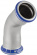 Mapress, Böj, 2muff, 15x45°, rostfri Mapress, Böj, 2muff, 15x45°, rostfri