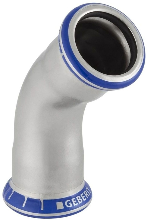 Mapress, B�j, 2muff, 42x45�, rostfri